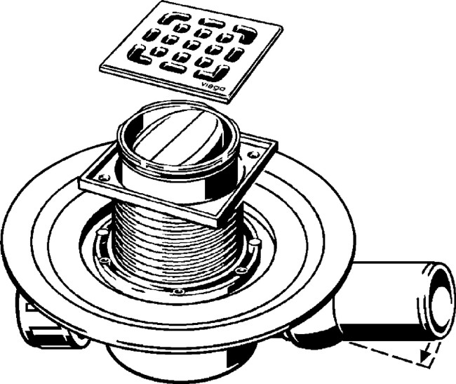 Душевой трап Viega 583217 Душевой трап Viega 583217