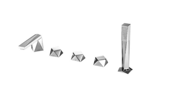 Смеситель для ванны Bravat Diamond F518102C-DE