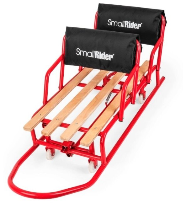 Санки для двойни Small Rider Snow Twins 2 красный Санки для двойни Small Rider Snow Twins 2 красный