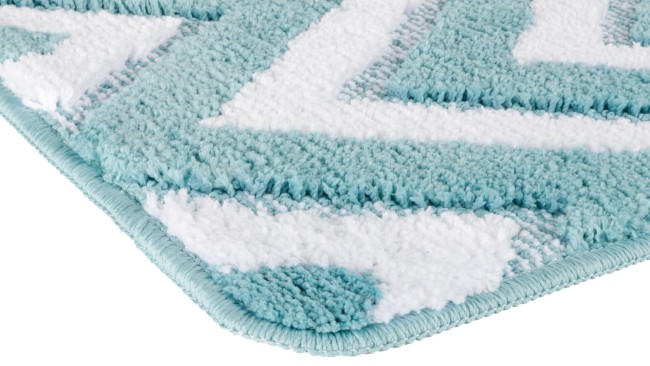 Коврик для ванной Fixsen River FX-5004С голубой