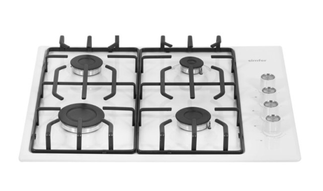 Встраиваемая газовая варочная панель Simfer H60Q40W570