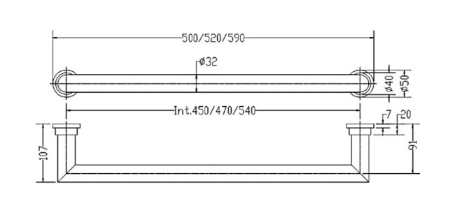 Полотенцесушитель электрический Margaroli 621540BBNIC Полотенцесушитель электрический Margaroli 621540BBNIC