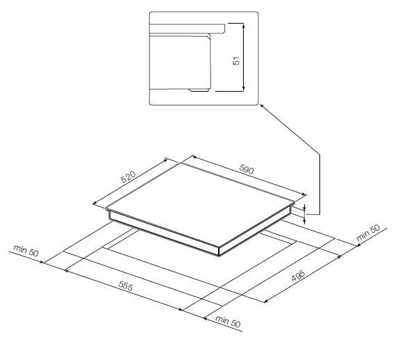 Встраиваемая электрическая варочная панель Graude EK 60.0 W