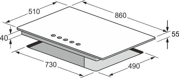 Встраиваемая газовая варочная панель Kaiser KCG 9387 Turbo