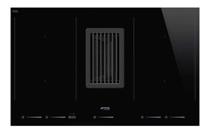 Встраиваемая индукционная варочная панель с вытяжкой Smeg HOBD682D1 Встраиваемая индукционная варочная панель с вытяжкой Smeg HOBD682D1