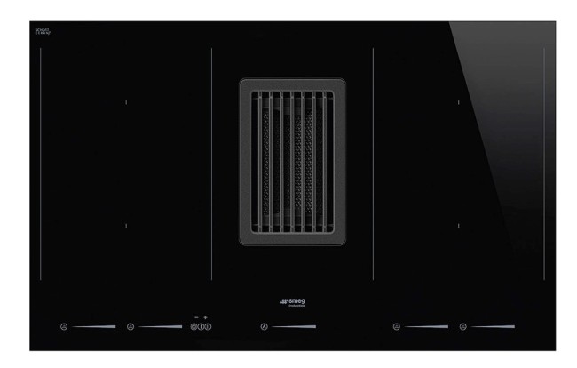 Встраиваемая индукционная варочная панель с вытяжкой Smeg HOBD682D1