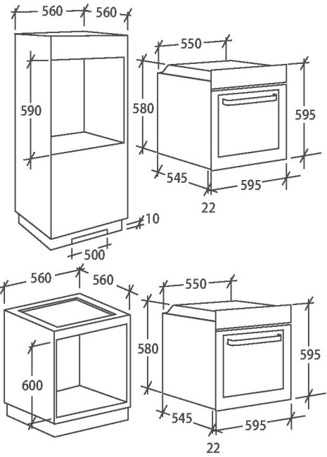 Встраиваемый электрический духовой шкаф Candy FCT 625 XL/1 Встраиваемый электрический духовой шкаф Candy FCT 625 XL/1
