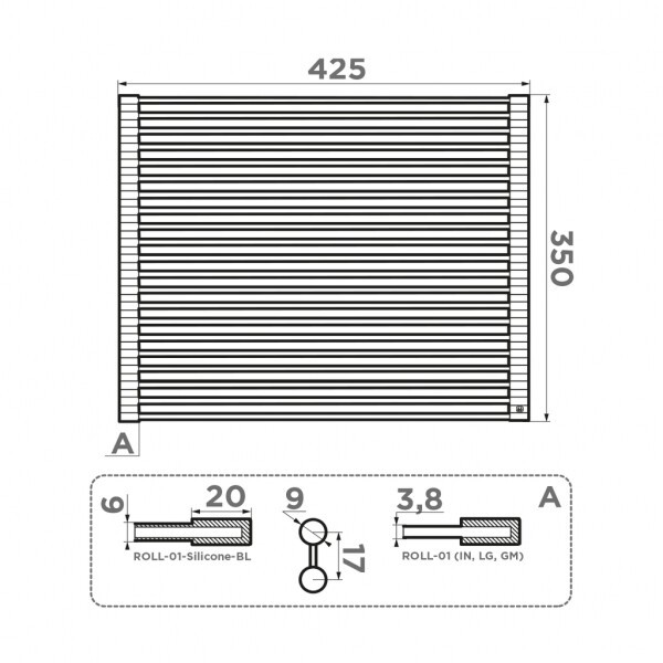 Ролл-мат Omoikiri ROLL-01-Silicone-BL
