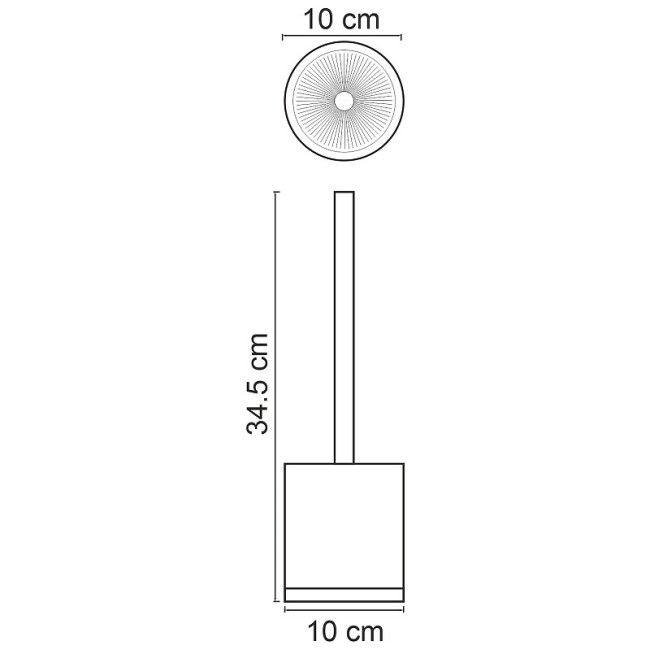 Щетка для унитаза WasserKraft Lopau K-3327 Щетка для унитаза WasserKraft Lopau K-3327