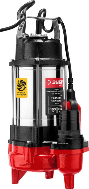 Насос фекальный Зубр НПФ-450 Насос фекальный Зубр НПФ-450