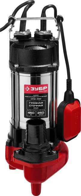 Насос фекальный Зубр НПФ-450 Насос фекальный Зубр НПФ-450
