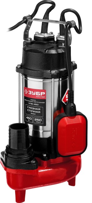 Насос фекальный Зубр НПФ-450 Насос фекальный Зубр НПФ-450