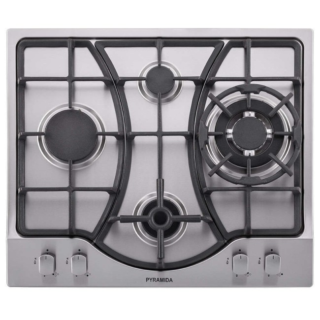 Встраиваемая газовая варочная панель Pyramida PFA 640 INOX LUXE Встраиваемая газовая варочная панель Pyramida PFA 640 INOX LUXE