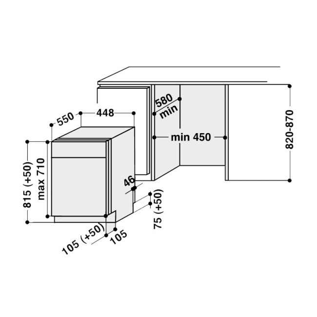 Встраиваемая посудомоечная машина Bauknecht GSX 112 FD Встраиваемая посудомоечная машина Bauknecht GSX 112 FD