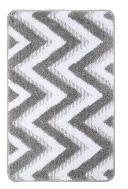 Коврик для ванной Fixsen River FX-5004K серый