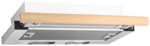 Встраиваемая вытяжка Elikor Интегра 60 белый/дуб неокрашенный