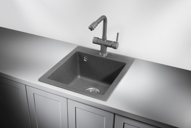 Кухонная мойка Kuppersberg Modena 40 NL 1B dark rock Кухонная мойка Kuppersberg Modena 40 NL 1B dark rock
