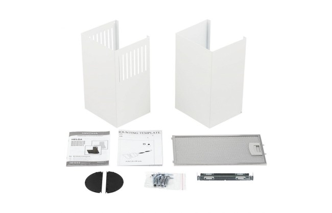 Каминная вытяжка Kronasteel Helga 500 white PB