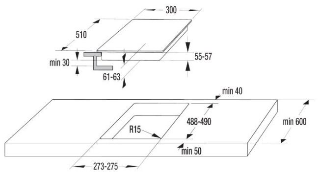 Встраиваемая электрическая варочная панель Gorenje ECT 330-ORA-W