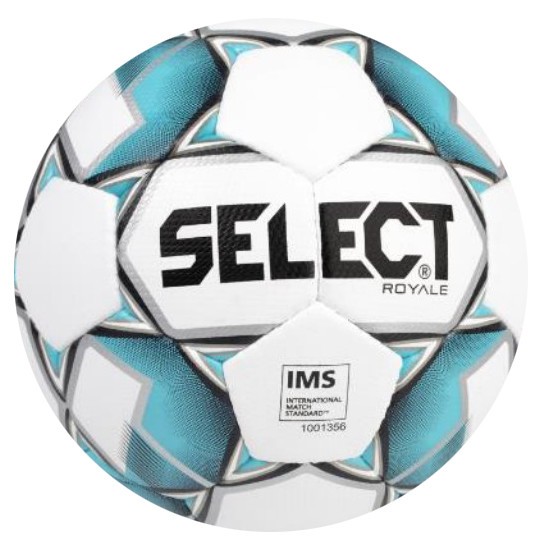 Мяч футбольный Select Royale 814117-002 белый/синий №5