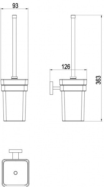 Ершик Timo Selene 10061/00 chrome