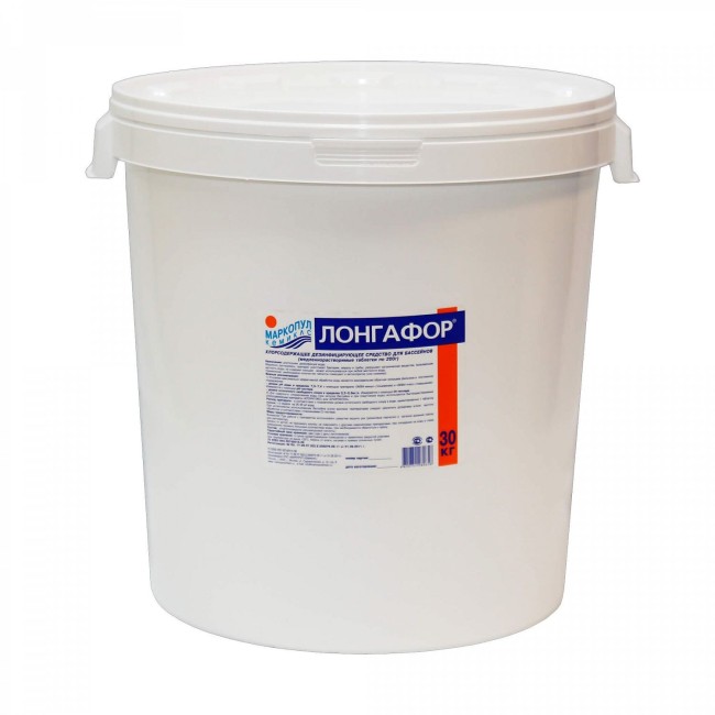 Медленнорастворимый хлор Маркопул Кемиклс ЛОНГАФОР М10 30 кг Медленнорастворимый хлор Маркопул Кемиклс ЛОНГАФОР М10 30 кг