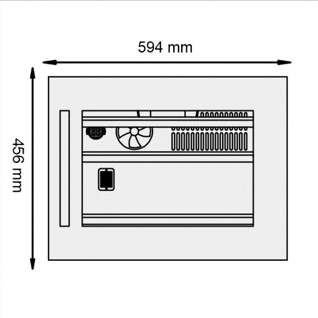 Встраиваемый винный шкаф Meyvel MV22-KBB1 Встраиваемый винный шкаф Meyvel MV22-KBB1