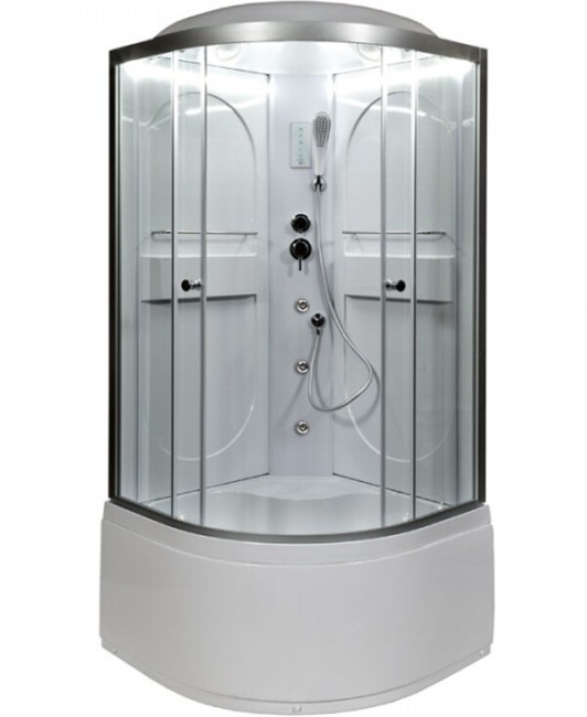 Душевая кабина Deto L680 LED с гидромассажем