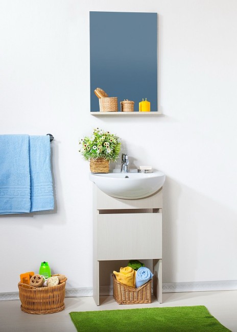 Зеркало Бриклаер Катюша 50 светлая лиственница Зеркало Бриклаер Катюша 50 светлая лиственница