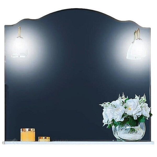 Зеркало Бриклаер Анна 100 белый IV Зеркало Бриклаер Анна 100 белый IV