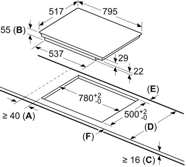 Встраиваемая индукционная варочная панель Neff T48BD00N0