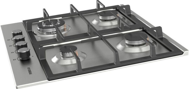 Встраиваемая газовая варочная панель Hyundai HHG 6435 IX нержавеющая сталь