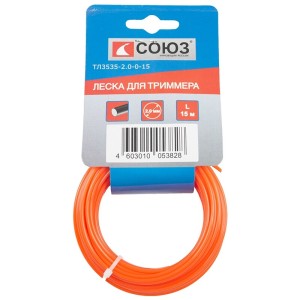 Леска для триммеров Союз ТЛ3535-2.0-0-15