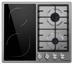 Встраиваемая комбинированная варочная панель Maunfeld EEHS.642VC.3CS/KG