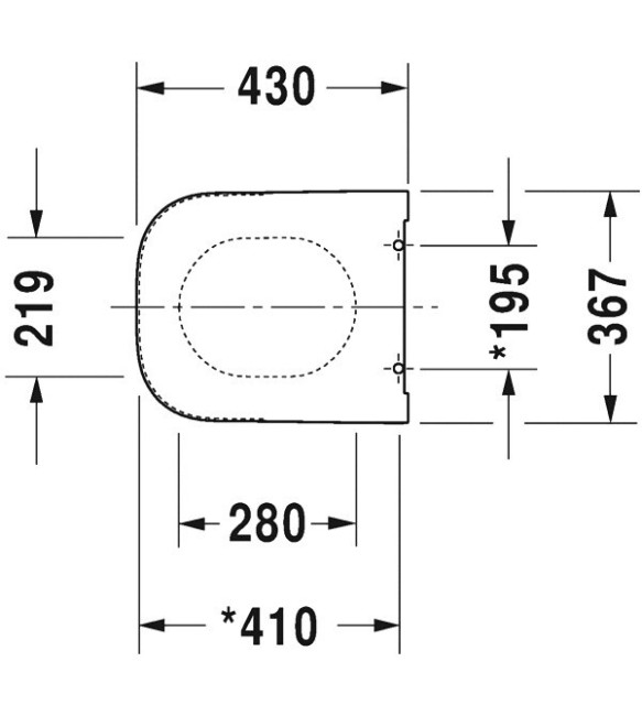 Сиденье для унитаза Duravit HAPPY D.2 (0064590000) белый