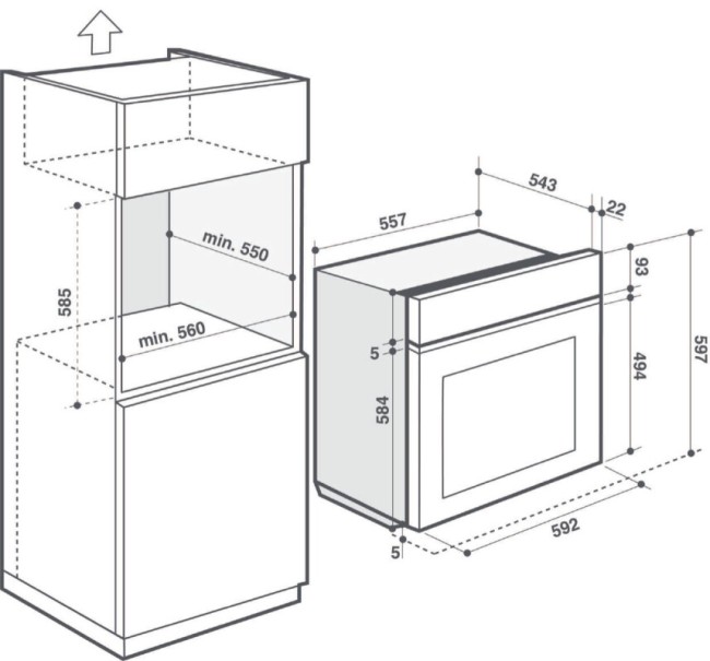Встраиваемый электрический духовой шкаф Brandt BOP7537B