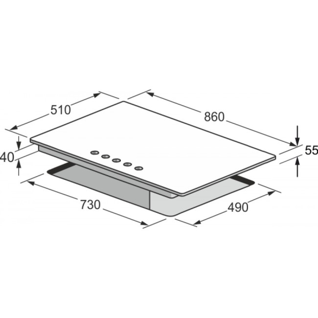 Встраиваемая газовая варочная панель Kaiser KG 9357 Turbo