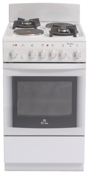 Комбинированная плита DeLuxe 506022.04 гэ (щ) белый
