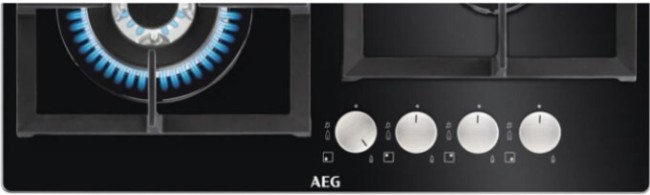 Встраиваемая газовая варочная панель Aeg HKR64440NB