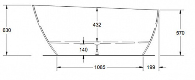 Ванна отдельностоящая Relax Design LEAFYLX01luc