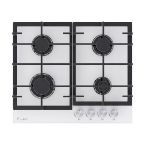 Встраиваемая газовая варочная панель Lex GVG 642A WH Встраиваемая газовая варочная панель Lex GVG 642A WH