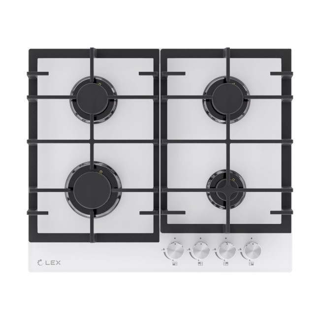 Встраиваемая газовая варочная панель Lex GVG 642A WH Встраиваемая газовая варочная панель Lex GVG 642A WH