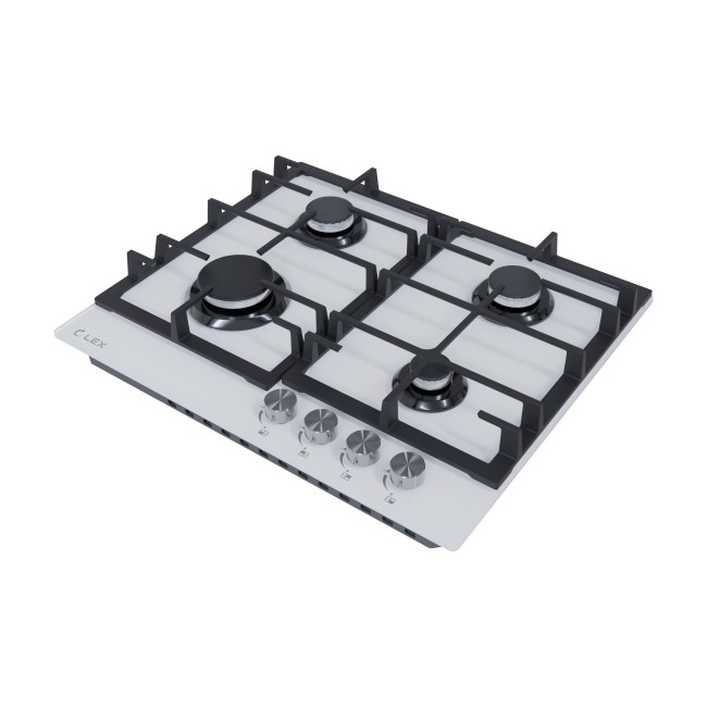 Встраиваемая газовая варочная панель Lex GVG 642A WH Встраиваемая газовая варочная панель Lex GVG 642A WH