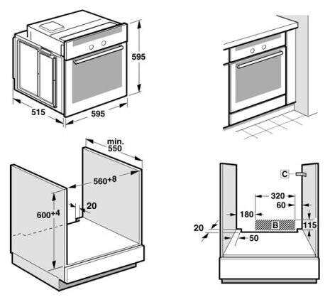 Встраиваемый электрический духовой шкаф Bosch HBA43T360