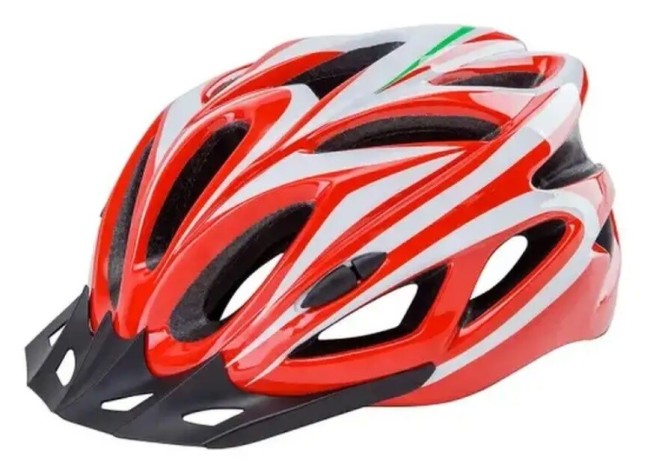 Шлем защитный Stels FSD-HL022 (600128) L белый/красный Шлем защитный Stels FSD-HL022 (600128) L белый/красный