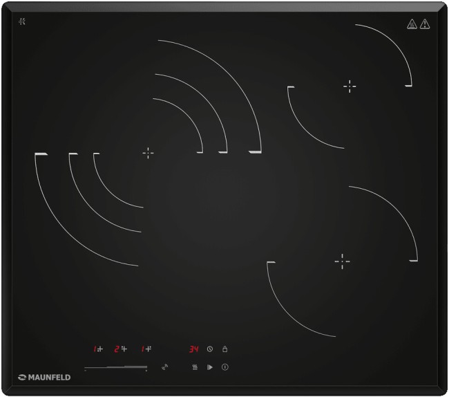 Встраиваемая электрическая варочная панель Maunfeld CVCE593STBK LUX