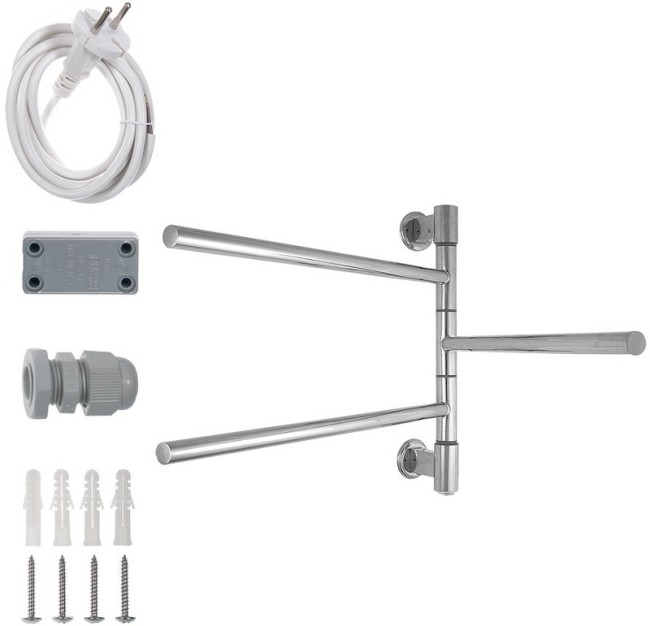 Электрический полотенцесушитель Energy I chrome G3 440x555 хром