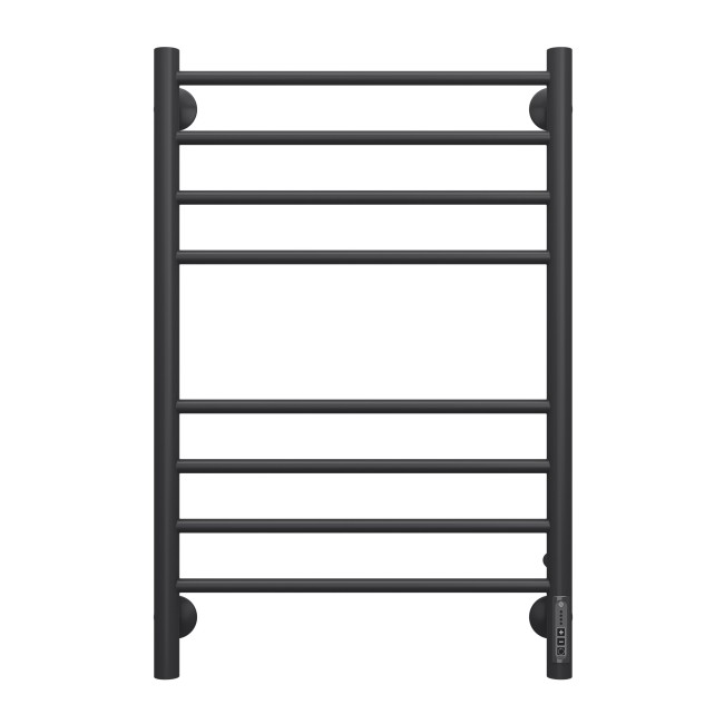 Электрический полотенцесушитель Terminus Аврора П8 500х800 КС чёрный матовый Электрический полотенцесушитель Terminus Аврора П8 500х800 КС чёрный матовый