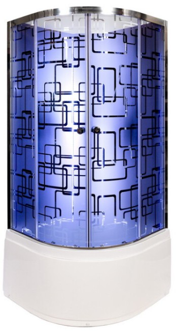 Душевая кабина Deto BM4510NLEDBLACK