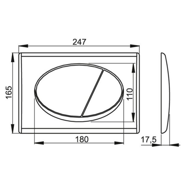 Готовое решение Alca Plast с кнопкой M1720-1 белый/хром глянец (AM101/1120-4:1RUM1720-1-001) Готовое решение Alca Plast с кнопкой M1720-1 белый/хром глянец (AM101/1120-4:1RUM1720-1-001)